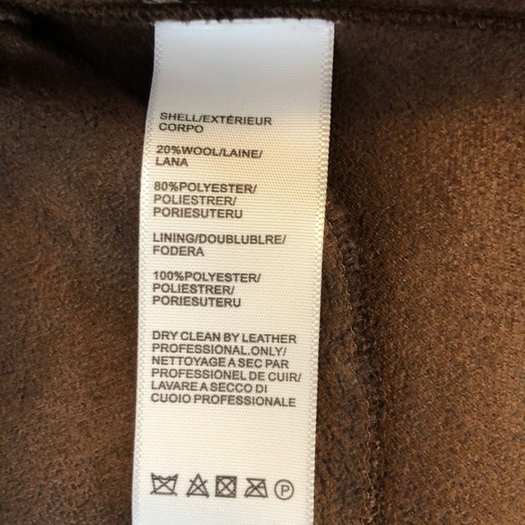 REBECCA MINKOFF Harper Teddy Bear Wool Coat Chocolate Brown Size M - Picture 13 of 14